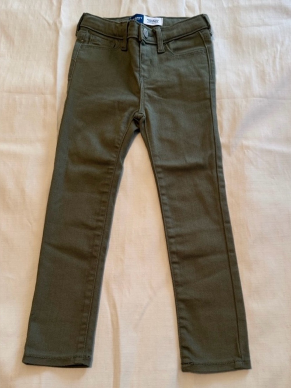 Old Navy Rockstar Olive Green Jeggings Skinny Pants Toddler Size 5T